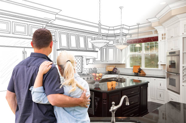 Professional Kitchen Island Installation technician working in Aurora, TX